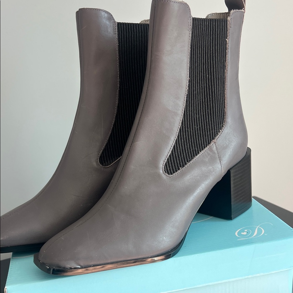 BCBGeneration Taupe Ankle Boots